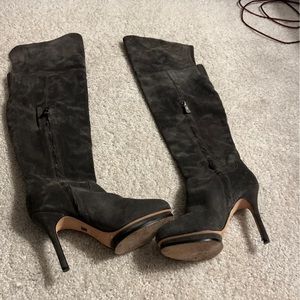Maxazria suede over knee boots